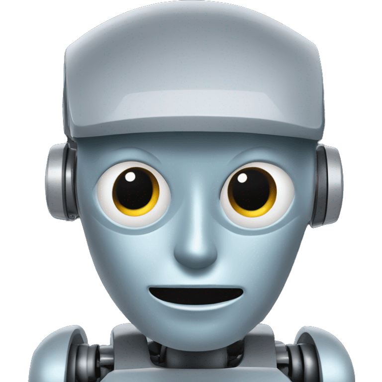 robot that acts as ai pair programmer writing my sourcecode emoji