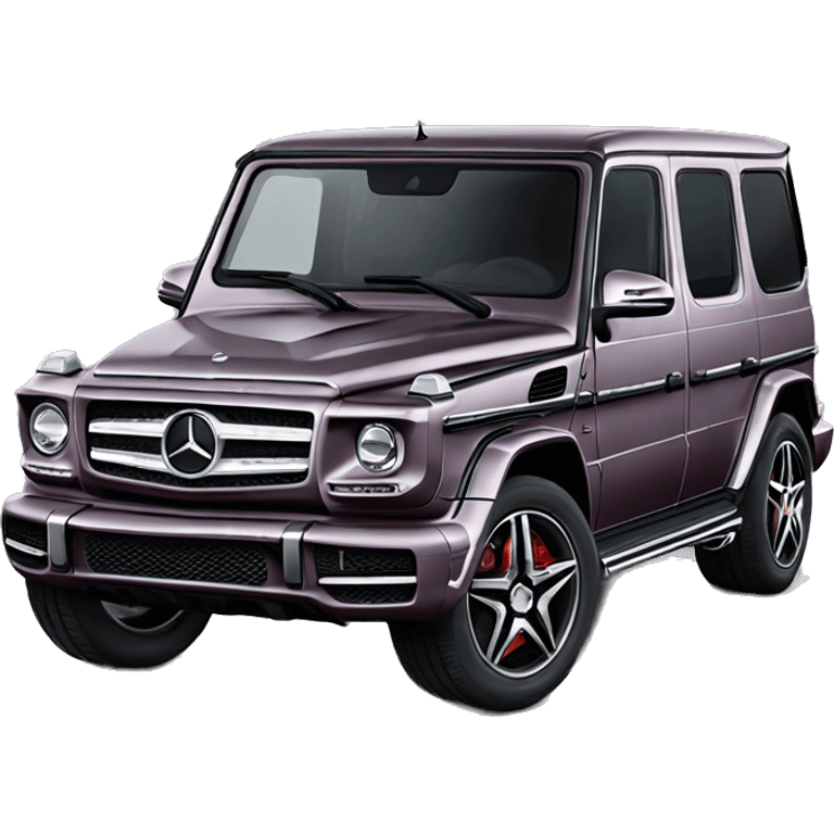 Mercedes-Gclass burgundiu  emoji