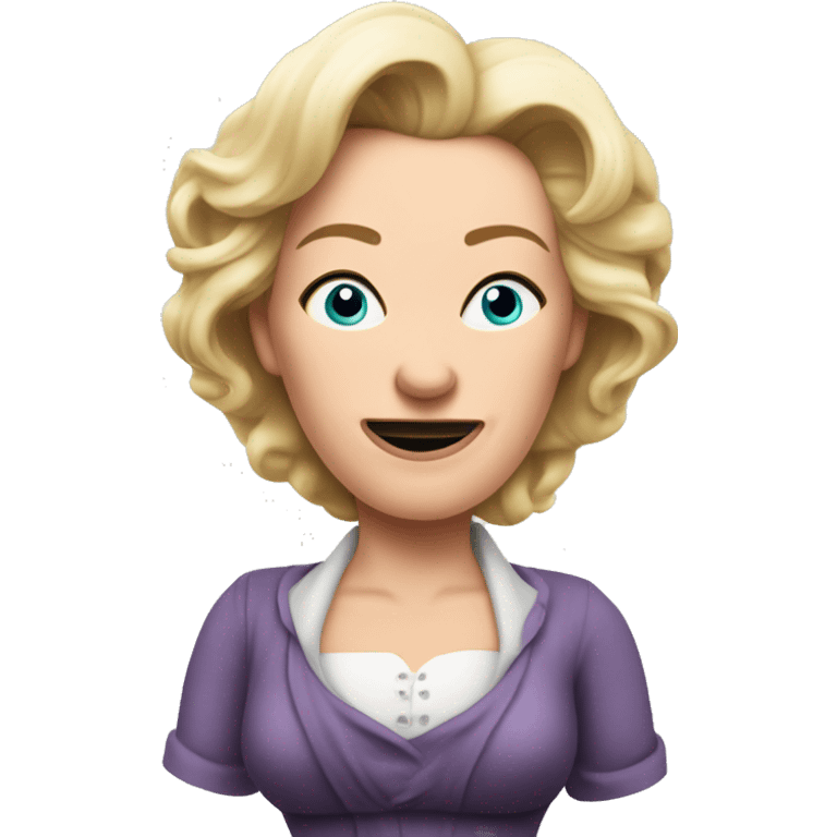 Ursula von der Leyenl very photorealistic shrugs emoji