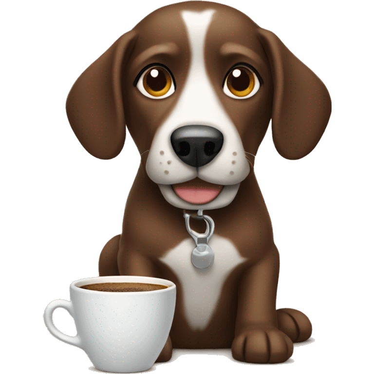 Espresso dog emoji