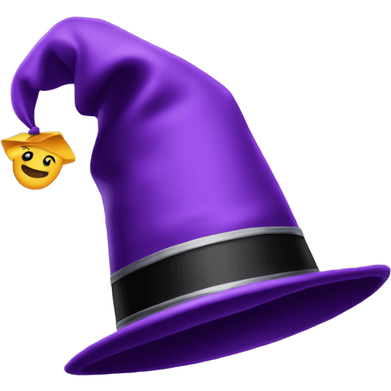 A magician’s hat with students peeking out of it. emoji