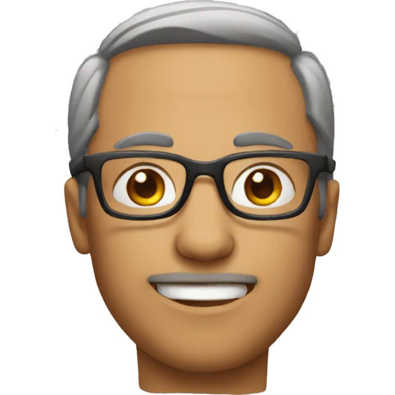 Man with glasses  emoji