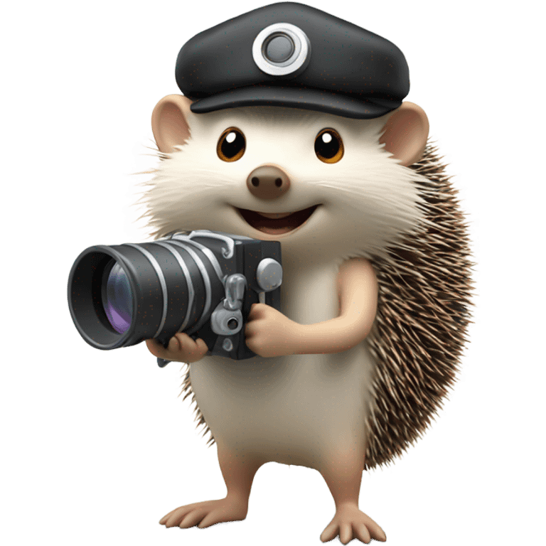 hedgehog the movie director with camera emoji