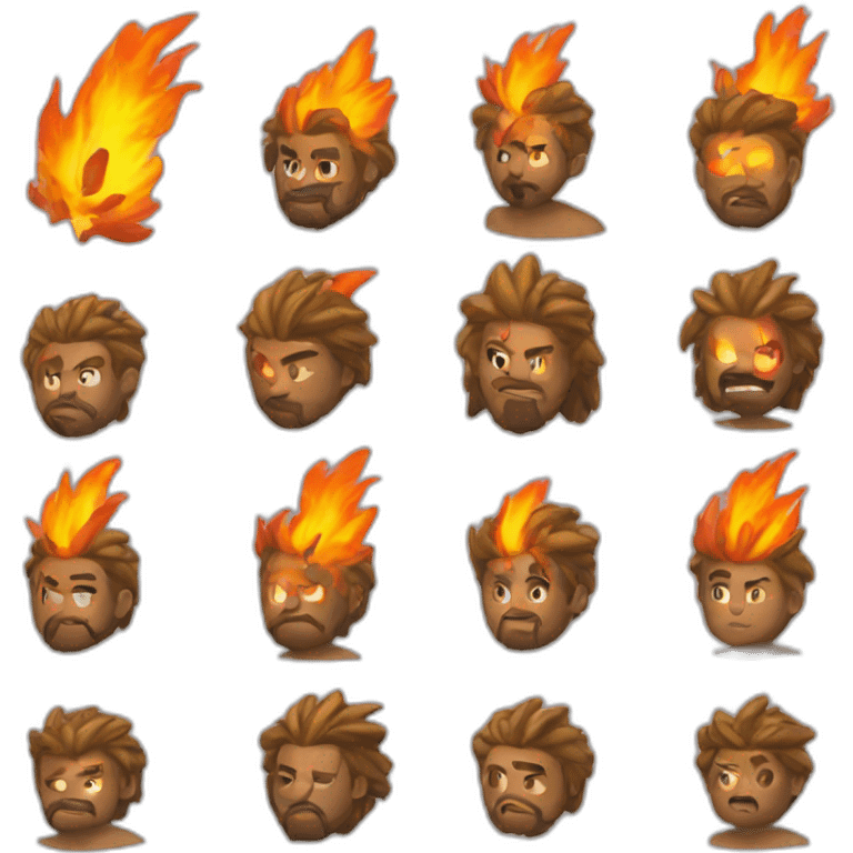 Battle for Dream Island firey emoji