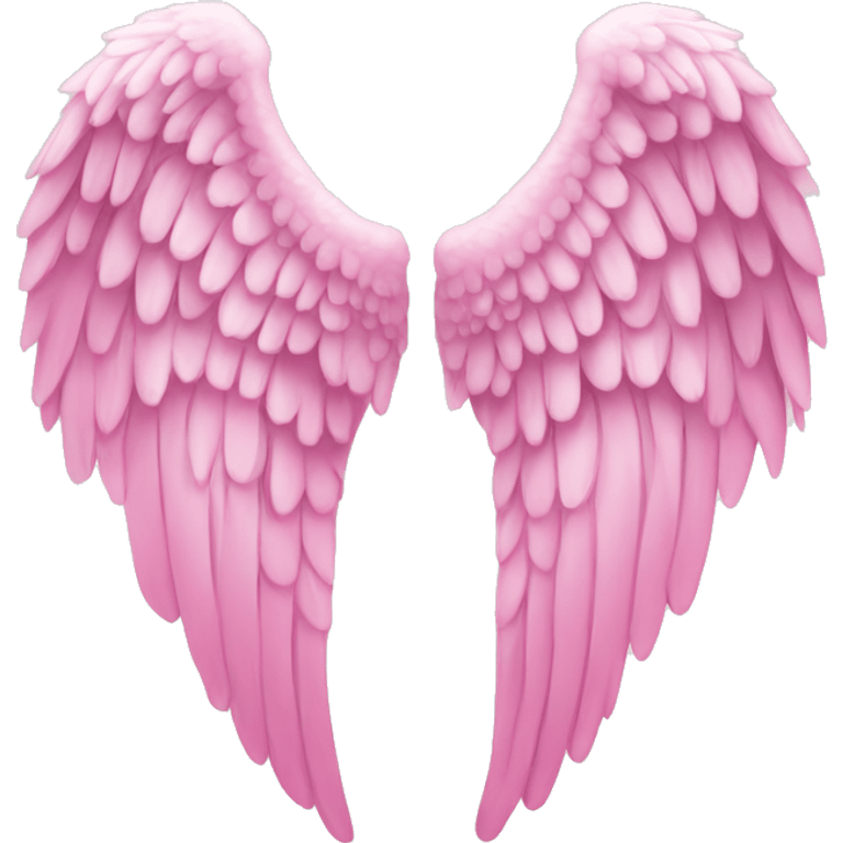 pink angel wing  emoji