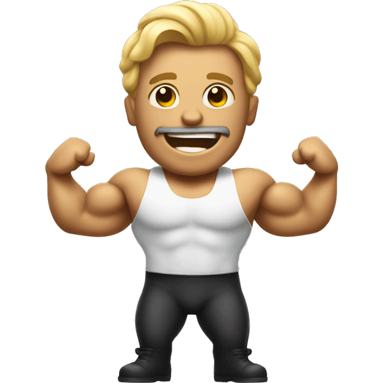 Body builder film director emoji