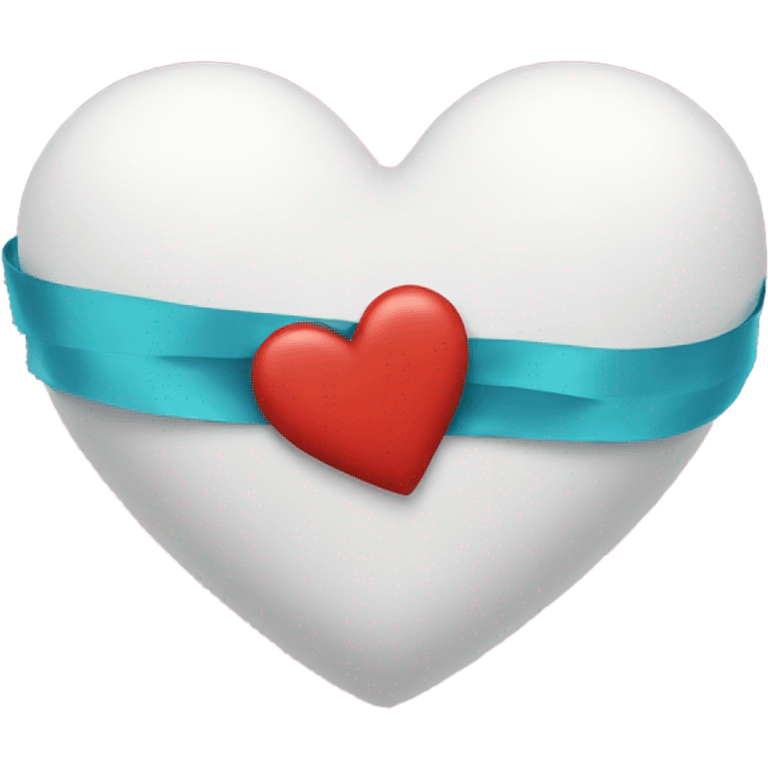 heart with ribbon emoji