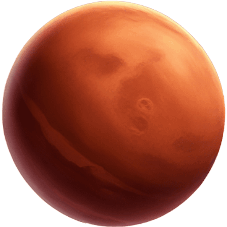 planet mars spinning  emoji