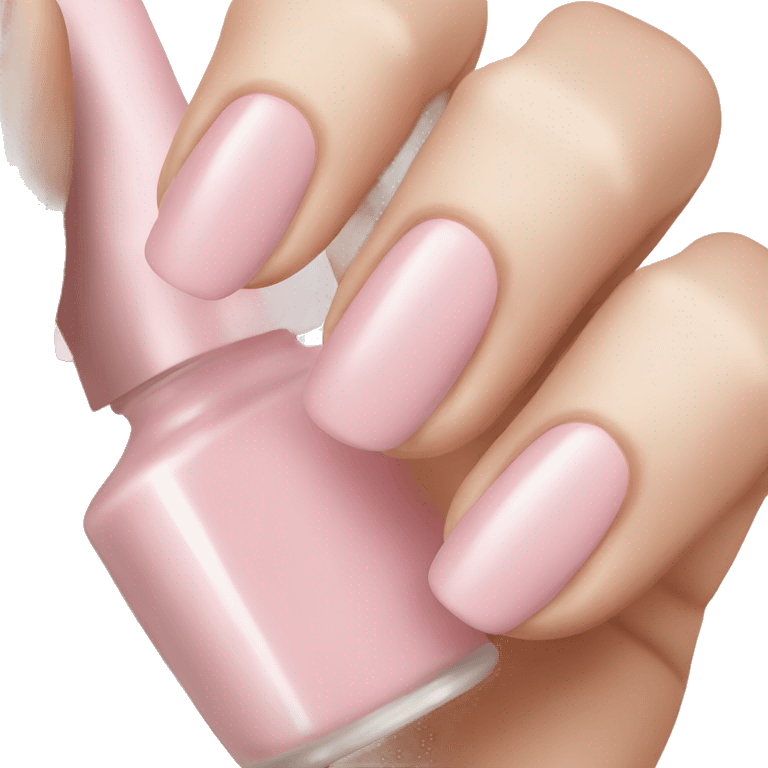 Light pink nails emoji