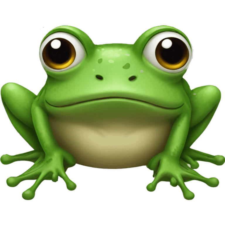 frog demanding emoji