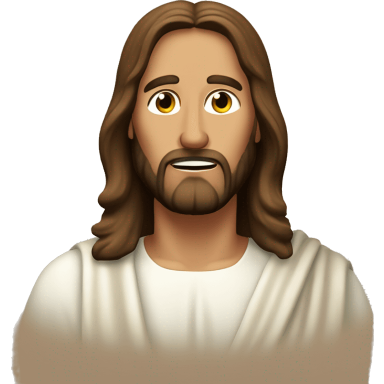 As Jesus said, turn the other cheek after being hit emoji