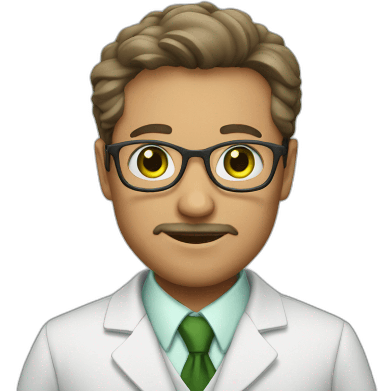 green eyed professor emoji