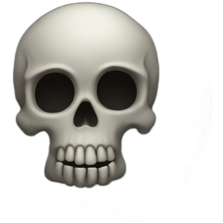 A-skull-in-the-moon emoji