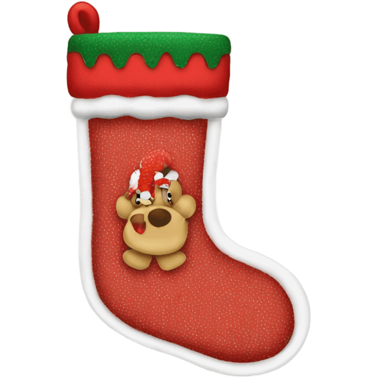 Christmas stocking emoji