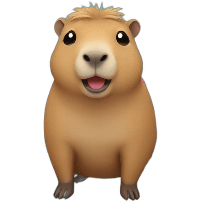 Party-capybara emoji