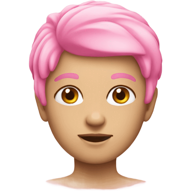 Pink  emoji