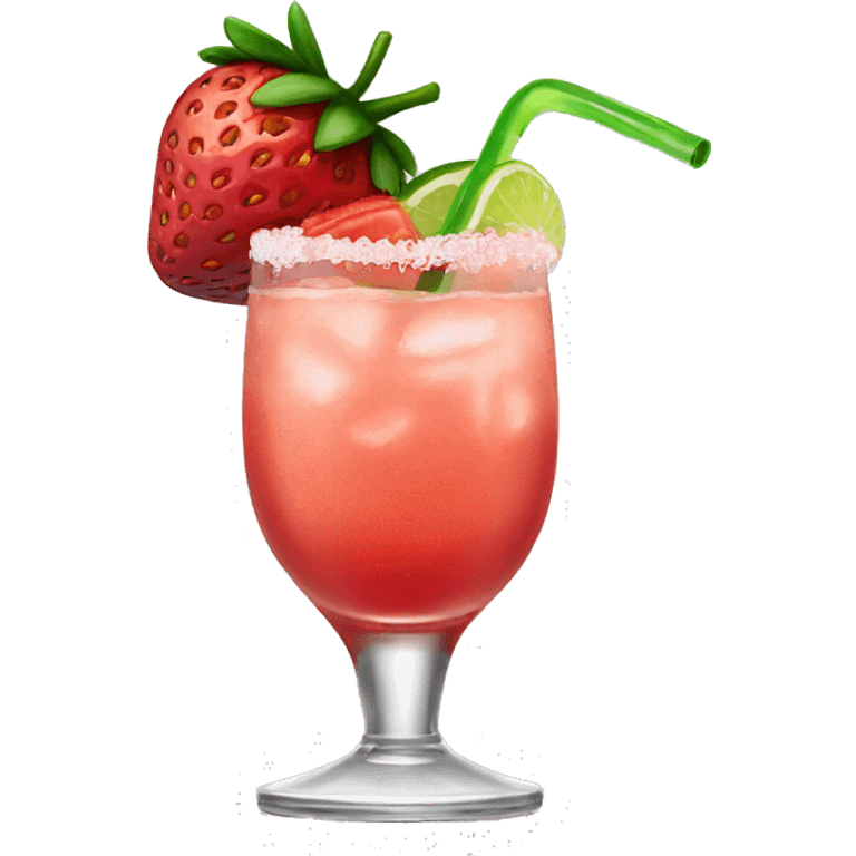 Strawberry Margarita emoji