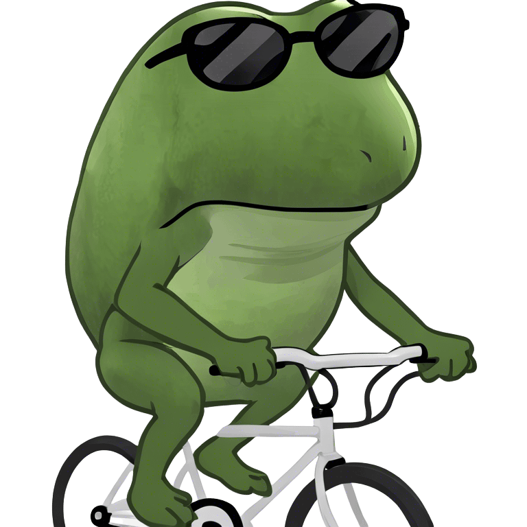 bufo riding a bike emoji