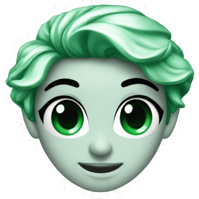 Diamante verde esmeralda  emoji