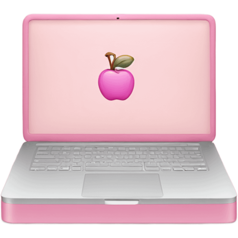 school aestetic macbook pink emoji