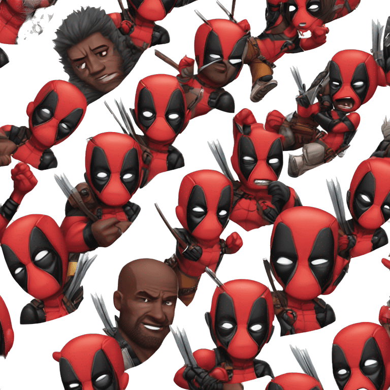 Deadpool wolverine emoji