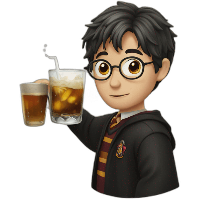 Drinking Harry potter emoji