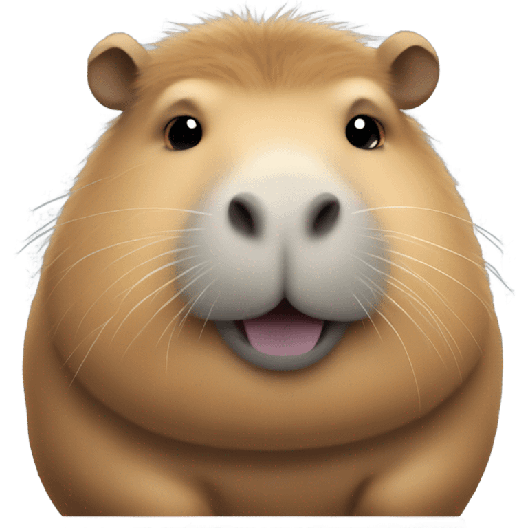 A fat capybara emoji