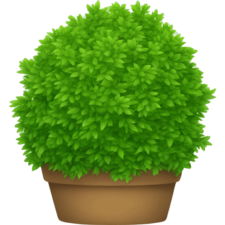 Hedge in pot emoji