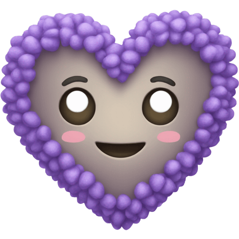 lavender heart  emoji