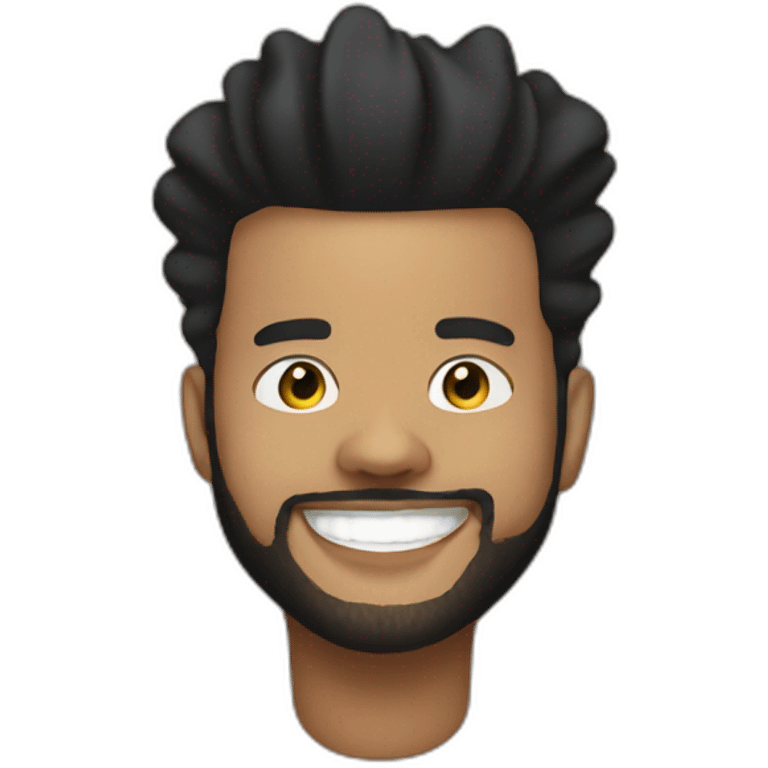 the weeknd smile emoji