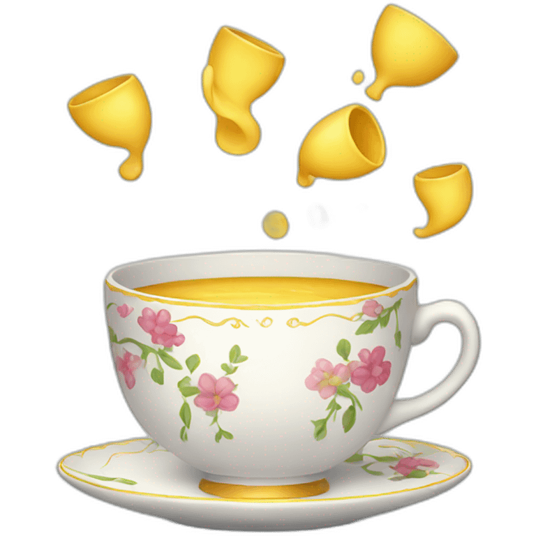 dancing teacup emoji