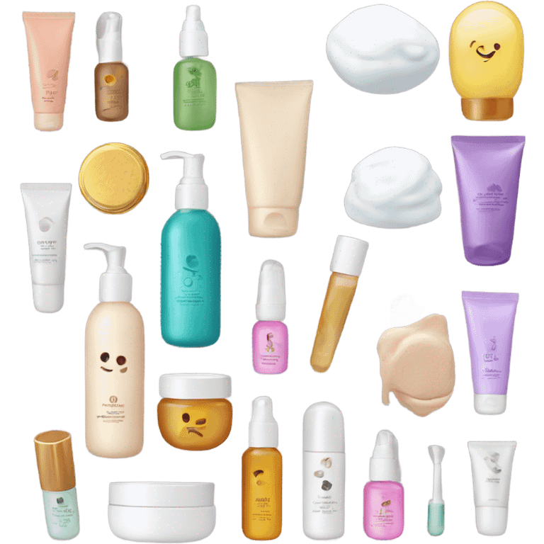 Skin care products  emoji