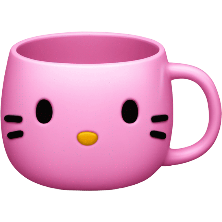 pink hello kitty mug emoji