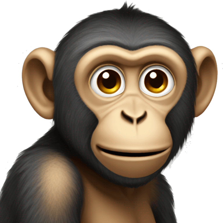 Monkey with nosering emoji