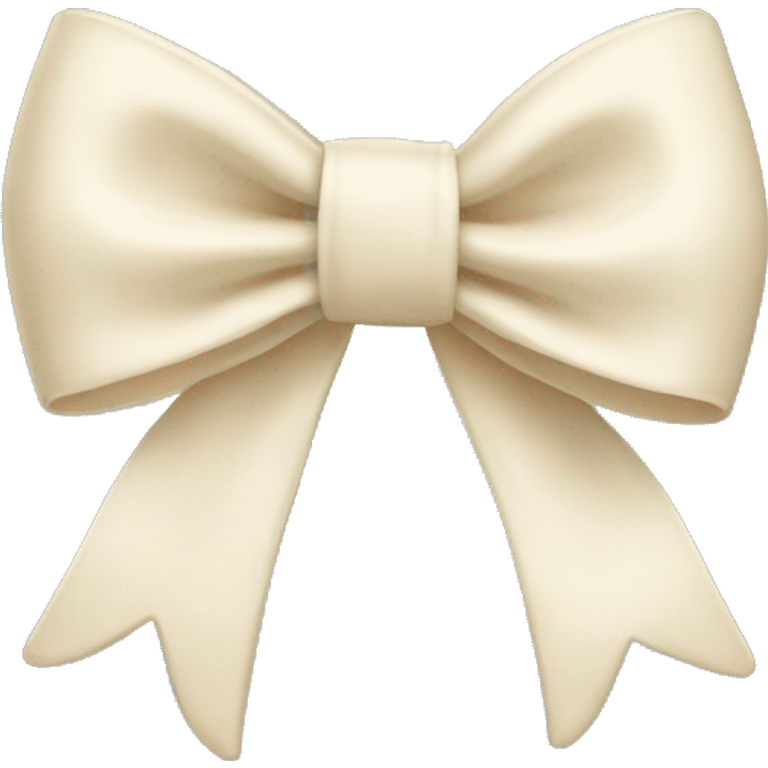 cream bow emoji