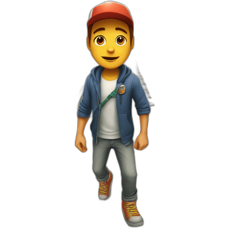 Picture of the subway surfer emoji