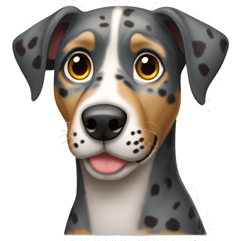 Catahoula Leopard dog emoji