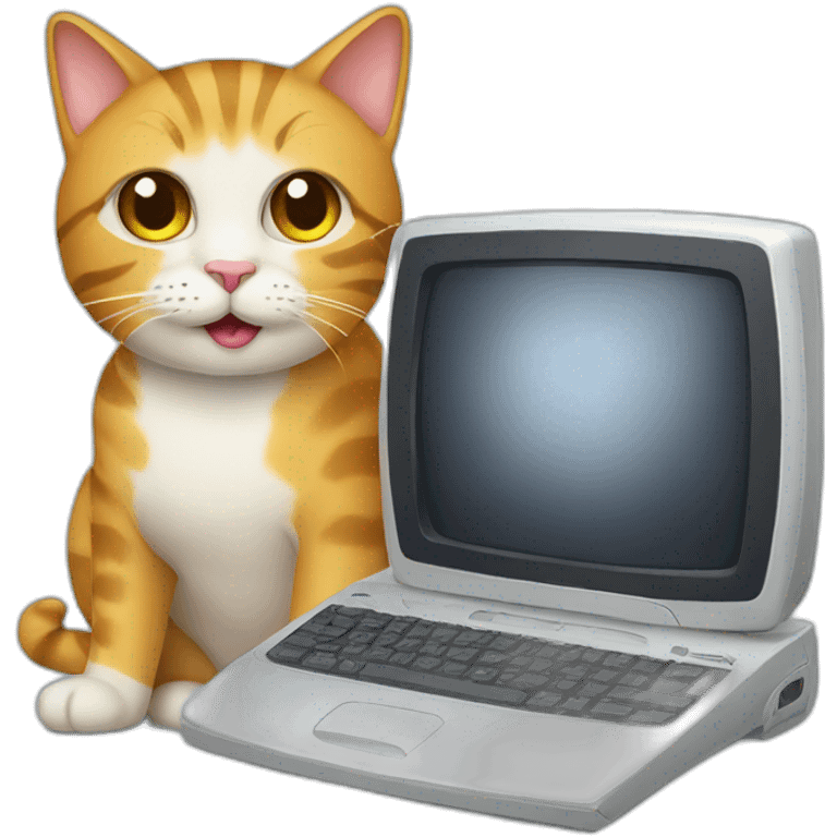 Computer+cat emoji