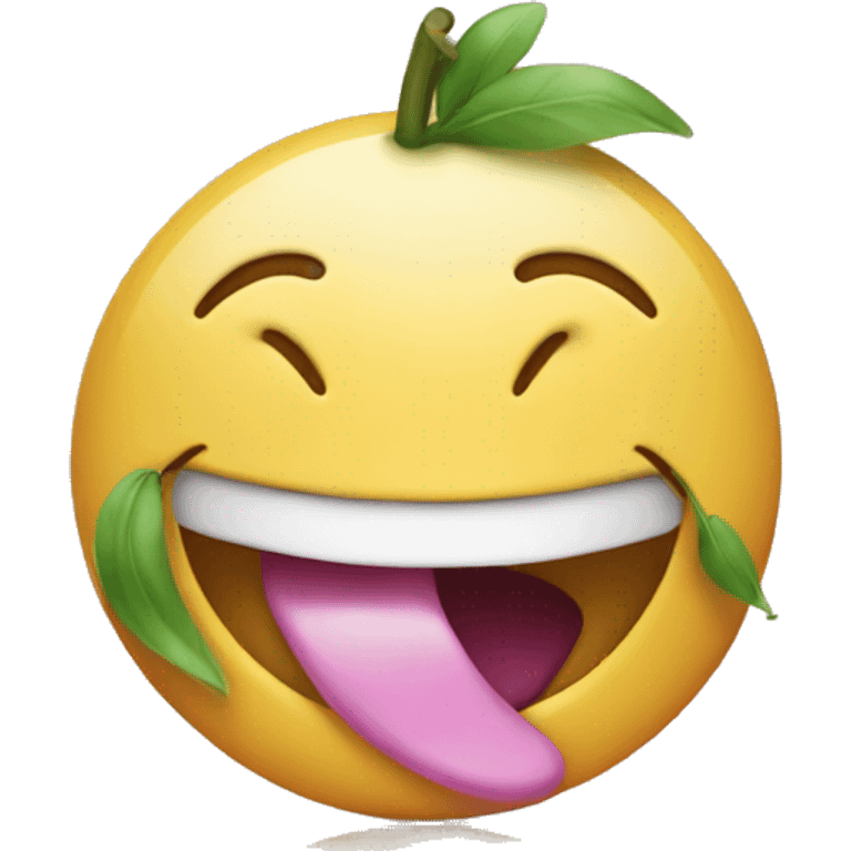 smile with smelling emoji