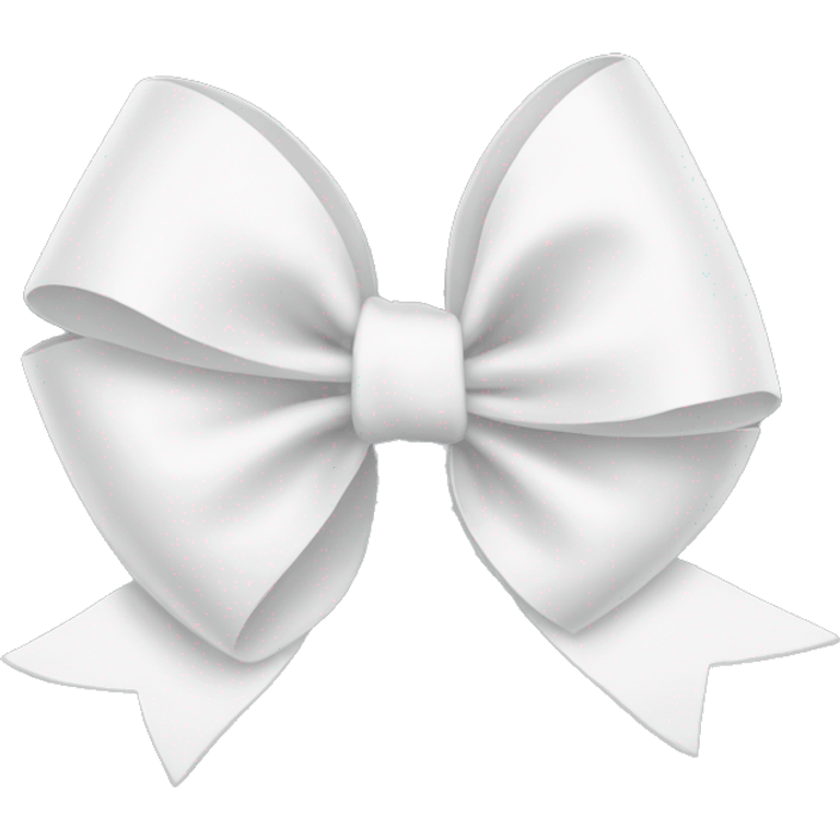 White bow emoji