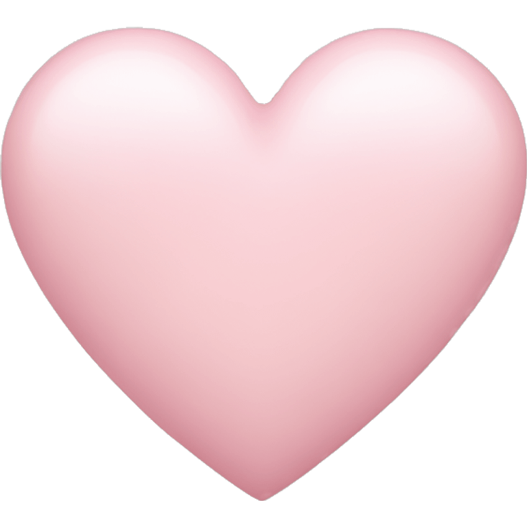 light pink heart emoji