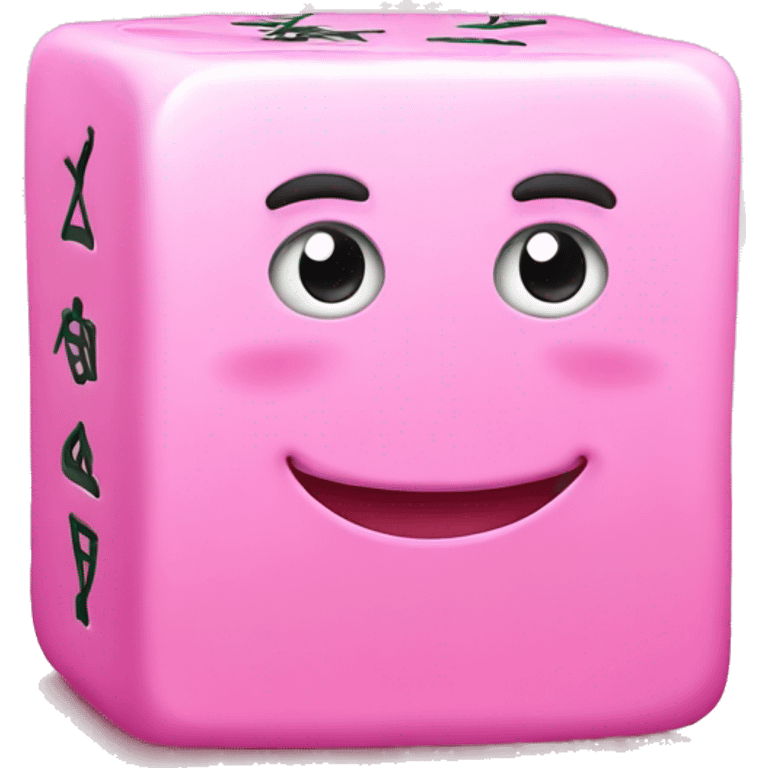 Pink Mahjong emoji