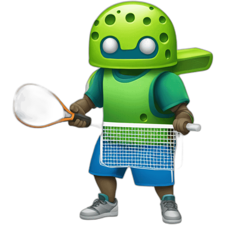 pickleball player droid emoji