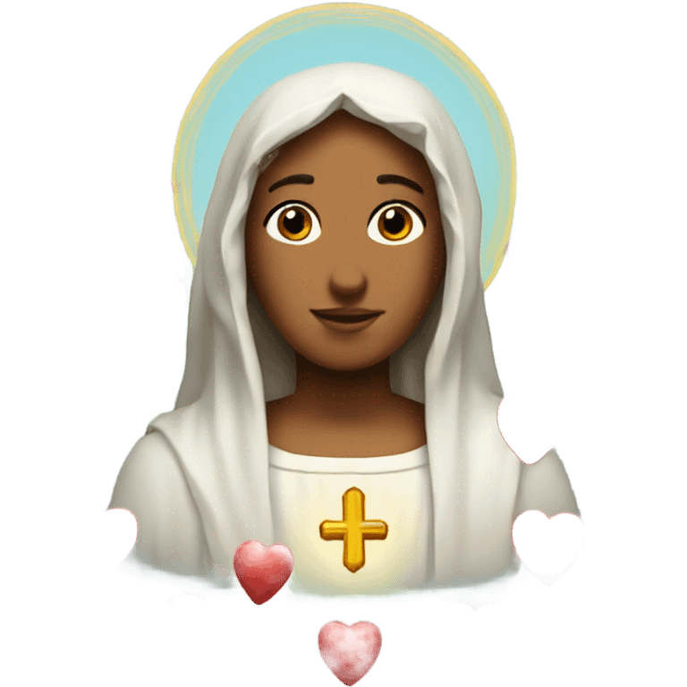 Sacred Hearts of Jesus and Mary emoji