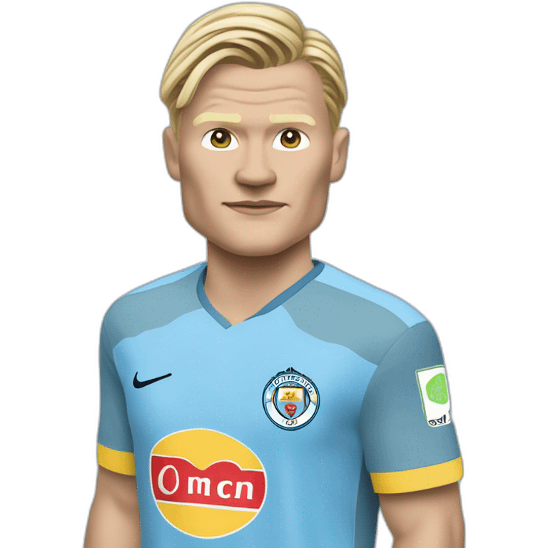 erling haaland, man city, soccer emoji