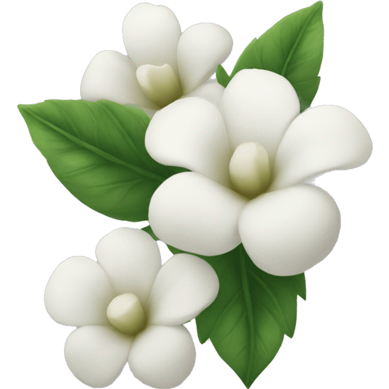 White flowers emoji