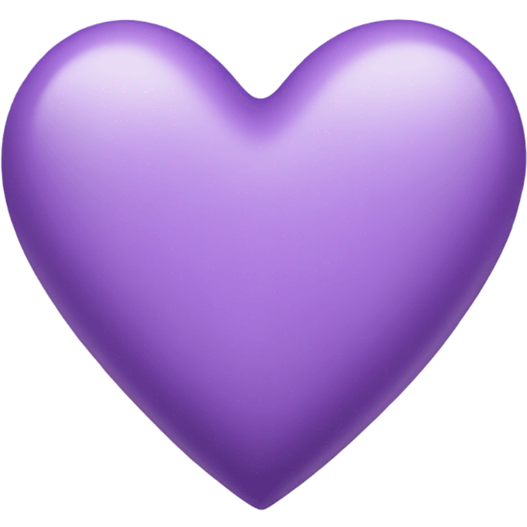 Soft purple heart  emoji