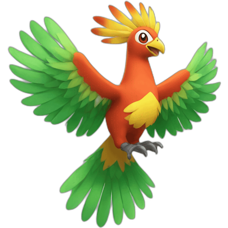 Ho-Oh pokemon emoji