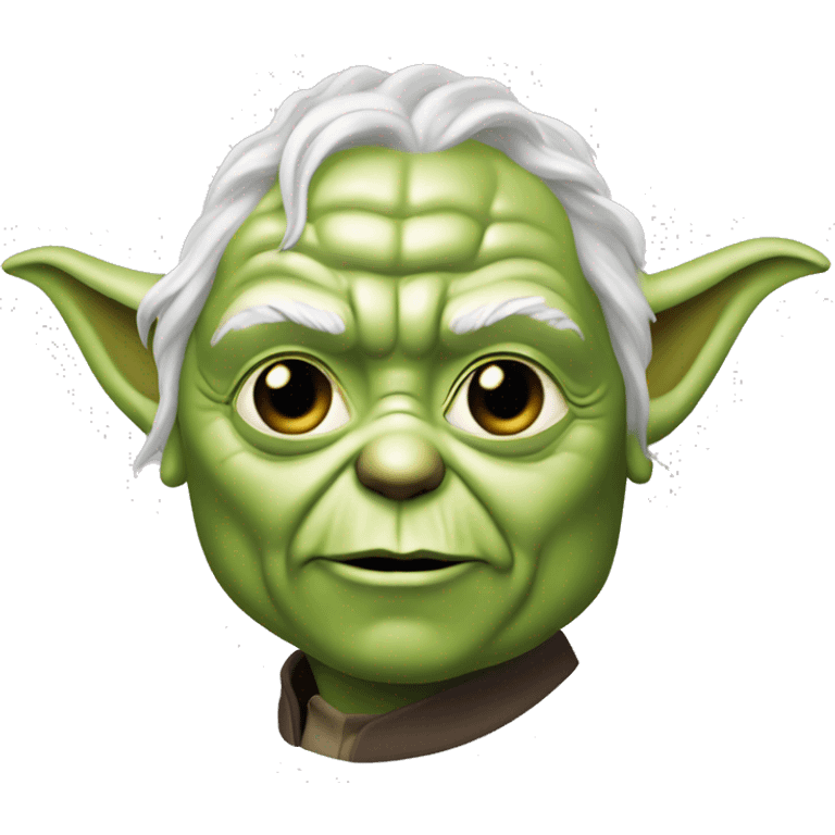 Maitre Yoda qui boit du café emoji