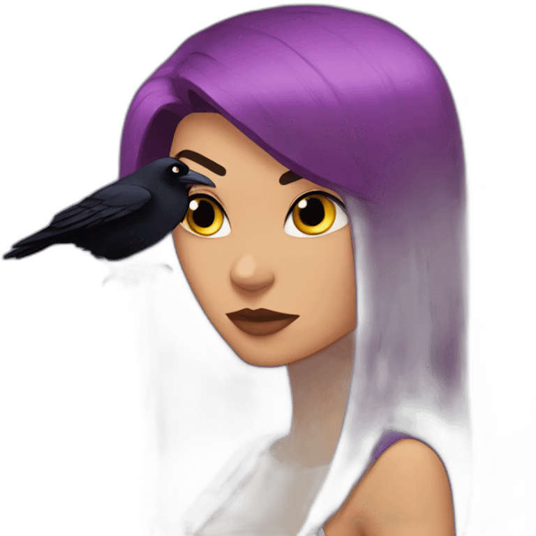 Raven from teen Titans emoji